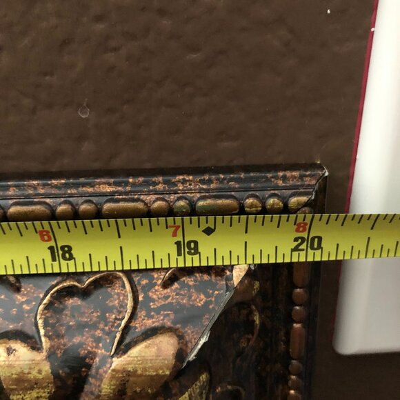 Vintage Crewel Needlepoint Boy and Girl Relaxing in Nature - Picture 4 of 5